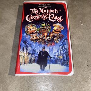 The Muppet Christmas Carol Walt Disney Jim Henson Clamshell VHS